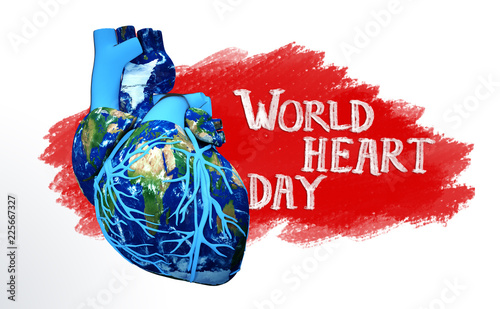 world heart day concept