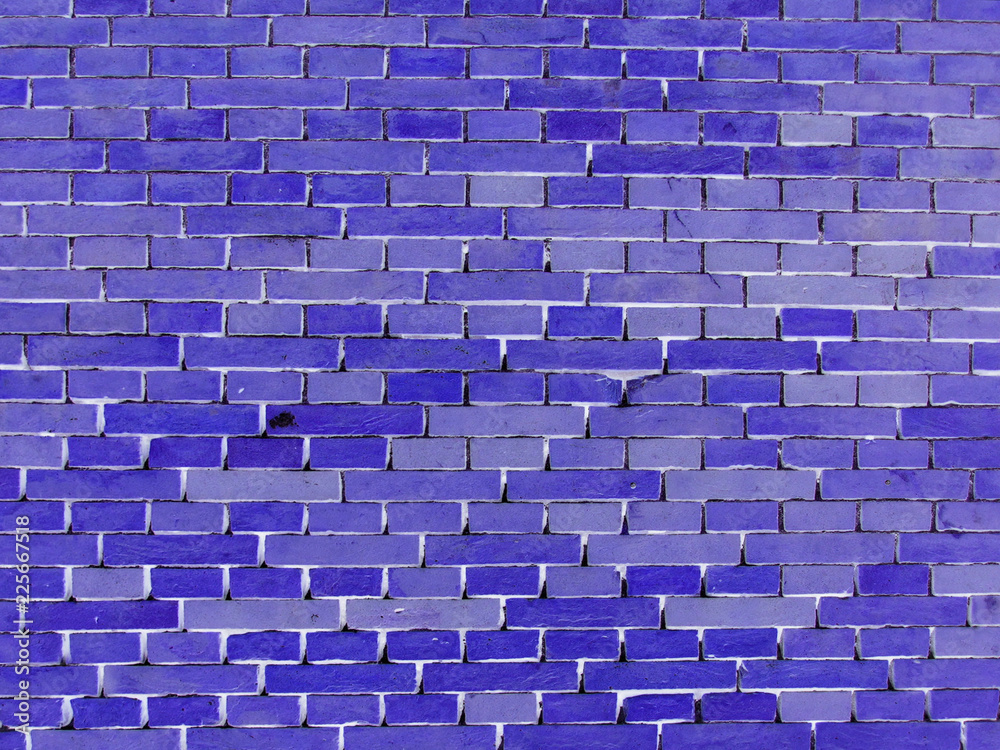 Fototapeta premium Background Blue Bricks in the Wall