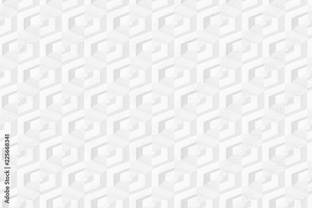 Texture of hexagonal three-dimensional grid with cells of different depths with ledges. 3d illustration Texture of hexagonal three-dimensional grid with cells of different depths with ledges. 3d illustration