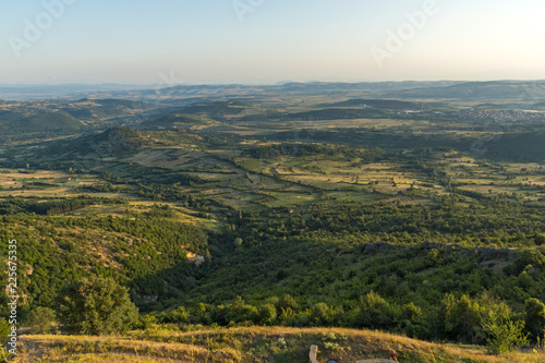 Sunset landscape of Osogovo Mountain  Probistip region  Republic of Macedonia