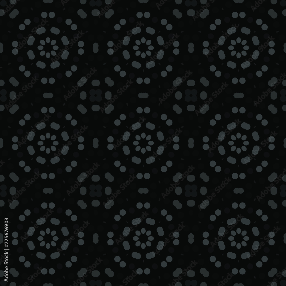 Seamless abstract pattern background with a variety of colored circles.