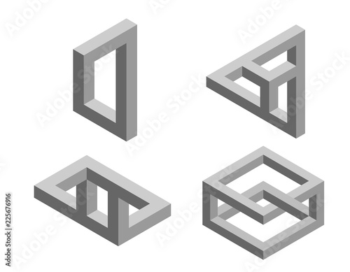 Impossible object set No5. ...