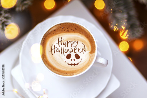 happy halloween coffee