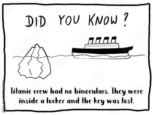 Titanic ship fact - did you know trivia series photo