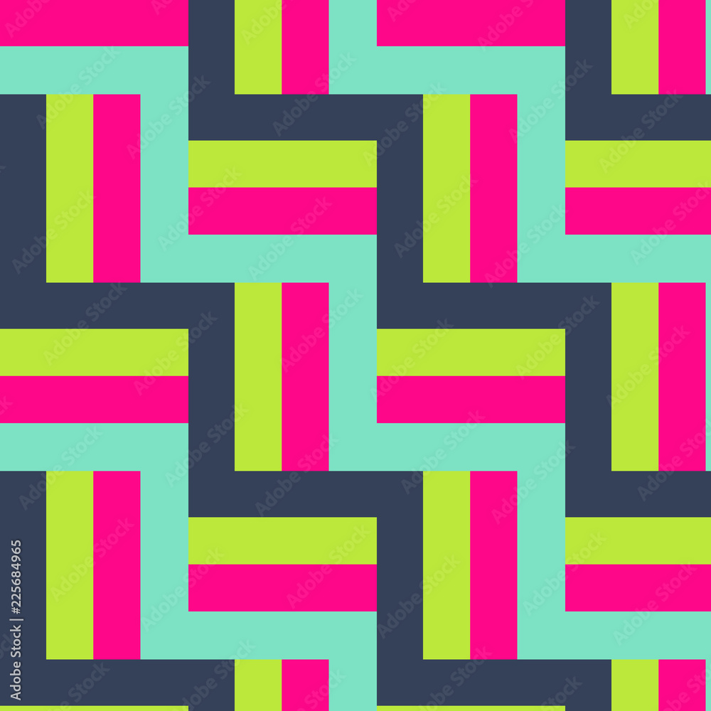 a pattern of multi-colored stripes
