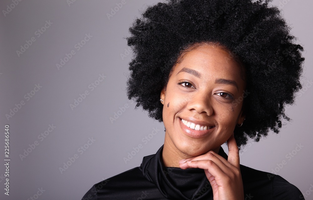 Beautiful afro woman Beautiful afro woman