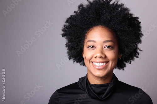 Beautiful afro woman