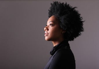 Beautiful afro woman