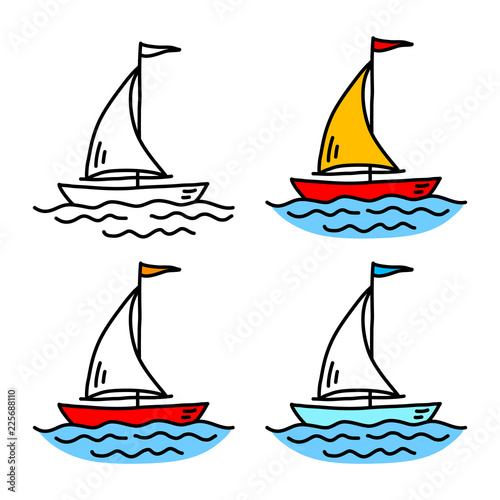 Sailboat drawing