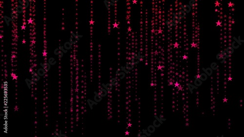 Wallpaper Mural Falling Stars Glittering Particle Streaks, Raining Glowing Glitter Particles, Motion Background. Animated Video Backdrop Multicolored Digital Star Rain. Torontodigital.ca
