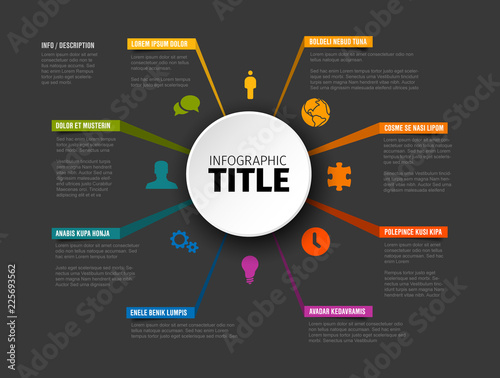 Vector multipurpose Infographic template