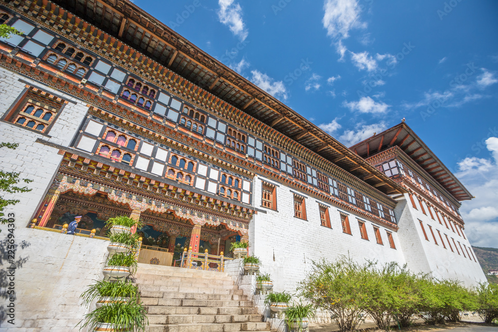 Fototapeta premium Thimphu Dzong Bhutan