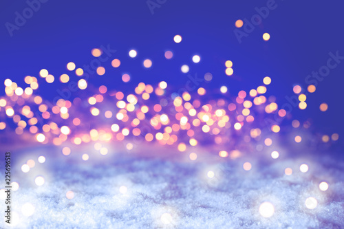 Sparkling Christmas Bokeh Background