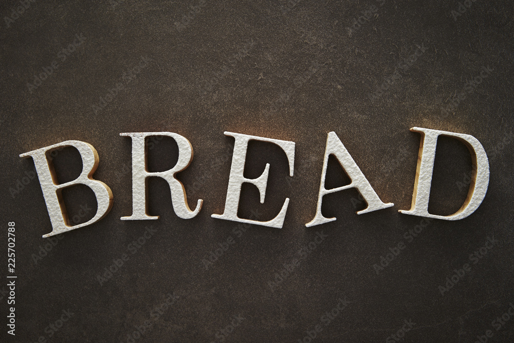 Obraz premium Word bread background 