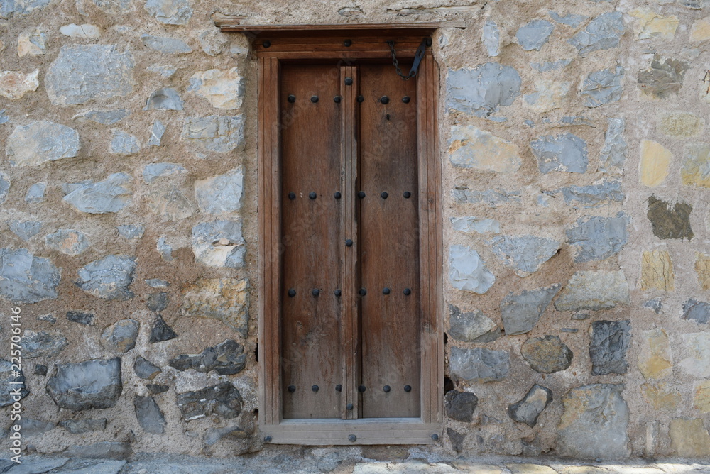 Khasab Castle Interior Doors, Musandam, Oman Khasab Castle Interior Doors, Musandam, Oman