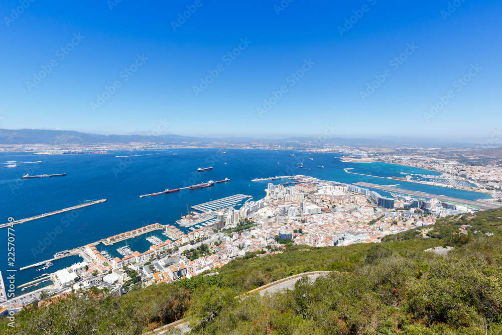 Gibraltar Hafen Port Meer Mittelmeer Urlaub Stadt