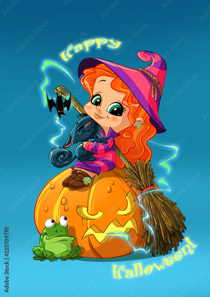 Fototapeta premium Little Witch