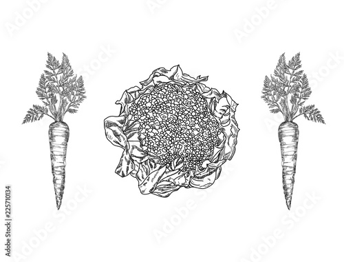 Cauliflower and Carrots
