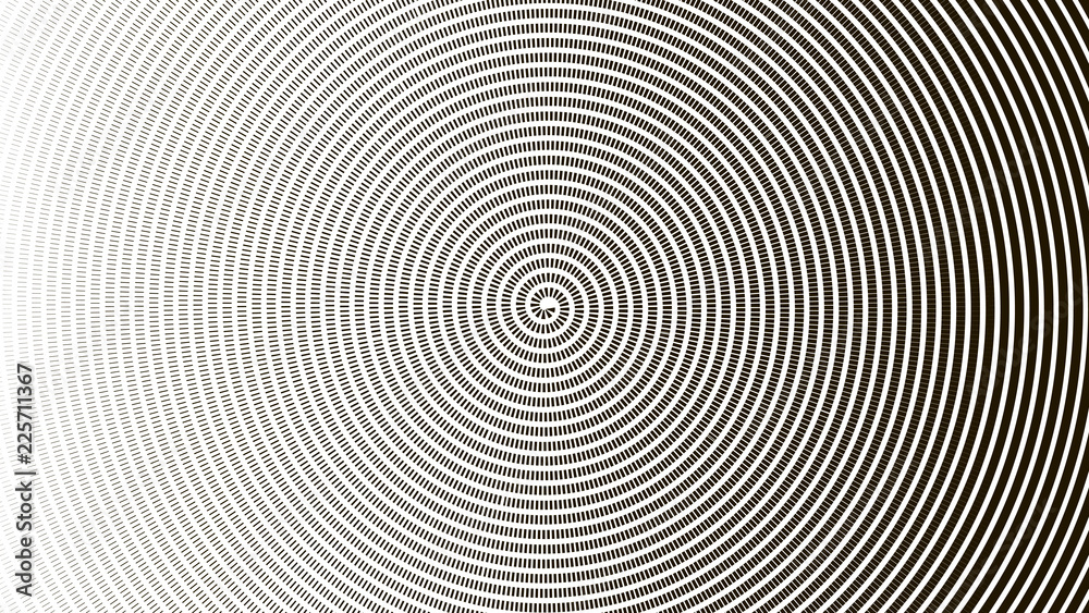 Abstract background of the lines of different thickness, twisted into a spiral. Abstract background of the lines of different thickness, twisted into a spiral.