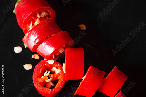 pepper red hot spice fresh background cooking vegetable food 