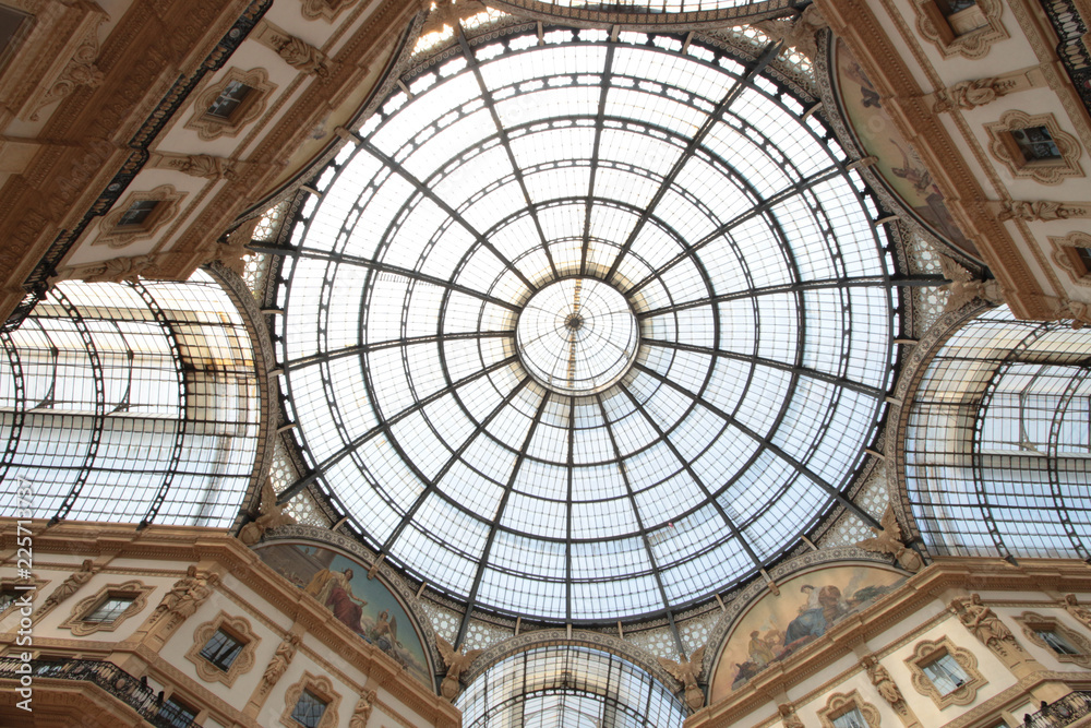 Galleria Vittorio Emanuele II  is one of the world's oldest shopping malls. It was designed in 1861 and built by architect Giuseppe Mengoni between 1865 and 1877.