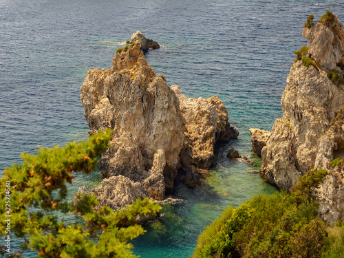 Corfu Island and Ionian sea photo