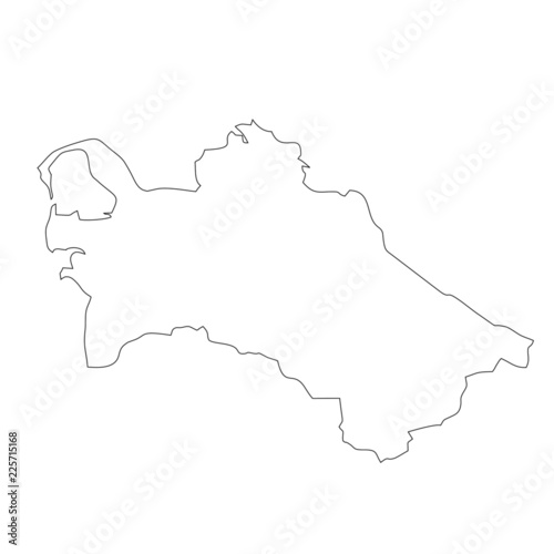 Map of Turkmenistan