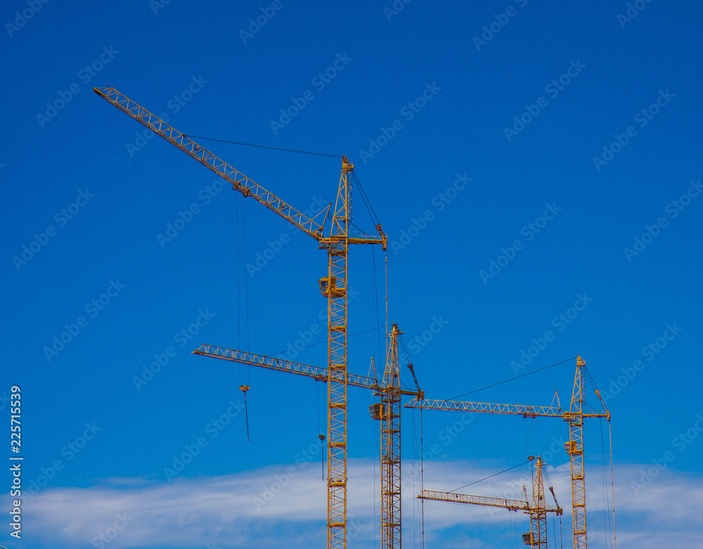 construction cranes