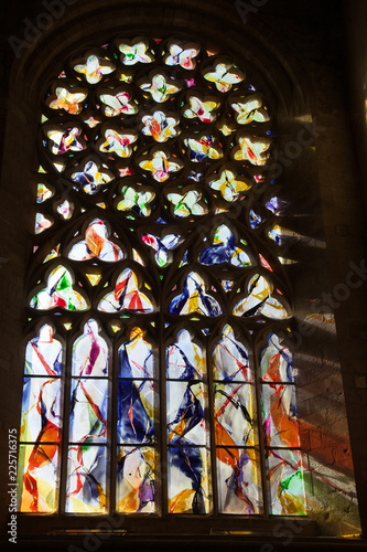 Vitrail de l'église de saint-Pol de Léon (Finistère)