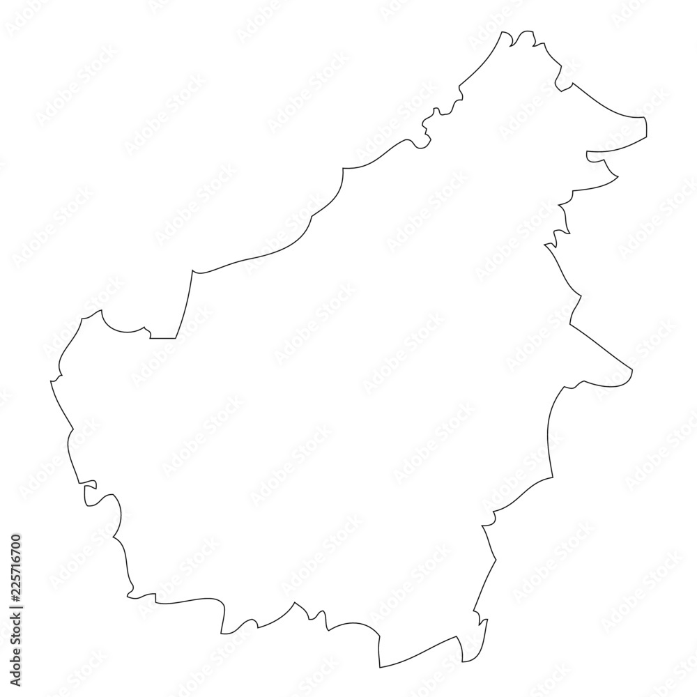 Fototapeta premium Map of Borneo