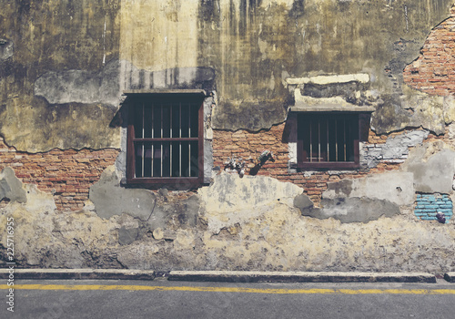 old brick wall texture back...