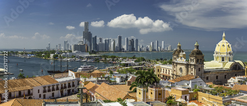 Panor  mica de Cartagena de indias  Colombia