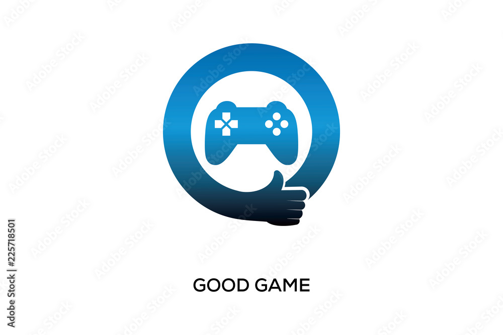 Good Game Logo Design Stock Vector Adobe Stock