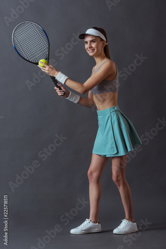 Beautiful tennis player © georgerudy