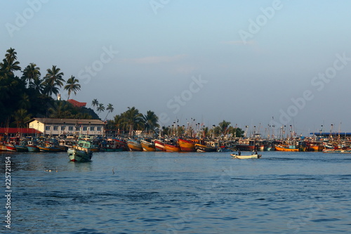 Fotografia Der Fischereihafen von Matara in Sri Lanka