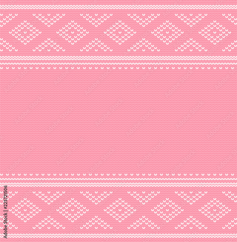 Knitted seamless pattern. Vector background Knitted seamless pattern. Vector background