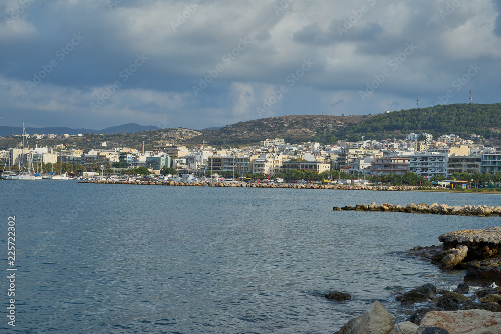 Die Stadt Rethymno auf der Insel Kreta