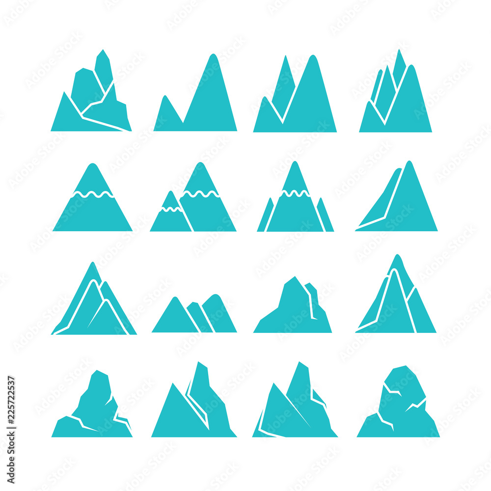 blue mountain icons