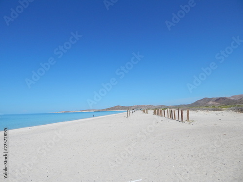 Sand dunes and blue sky