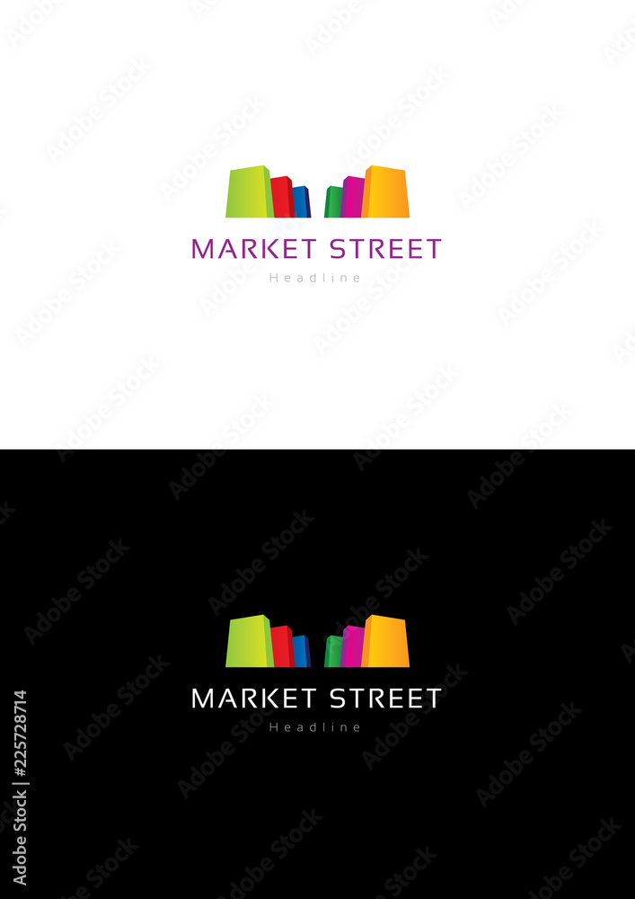 Market street logo teamplate.