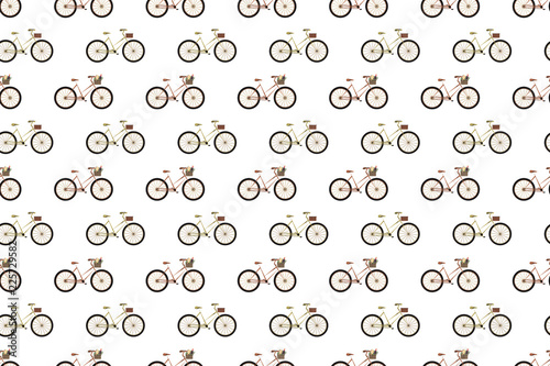 pattern with Bicycle Image