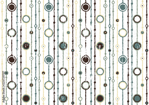  abstract background with circles and lines. © atatay