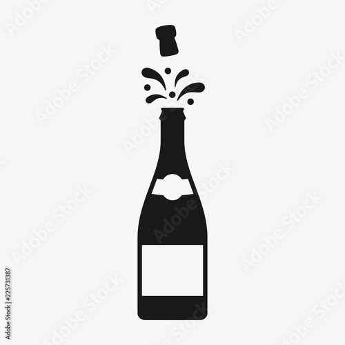 Champagne vector icon