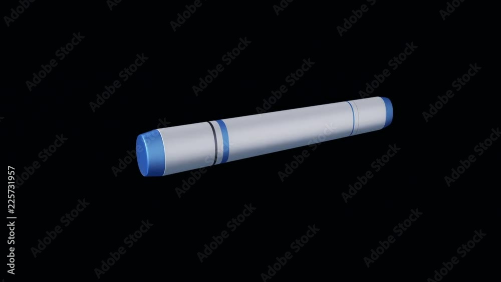 Animation of flying marker. Animation of seamless loop. Animation of flying marker. Animation of seamless loop.
