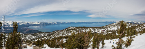 Lake Tahoe from Heavenly Resort - skiing - Activity all over - panoramic