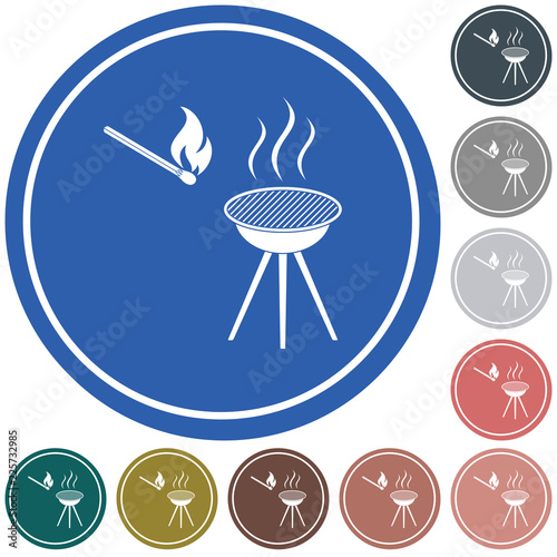 The barbecue icon