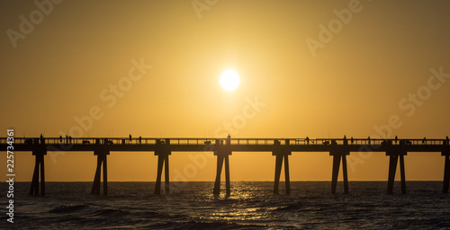 Fishing pier on Gulf Coast