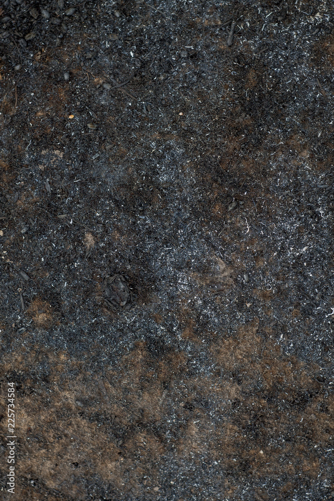 the texture of the ashes on the ground the texture of the ashes on the ground