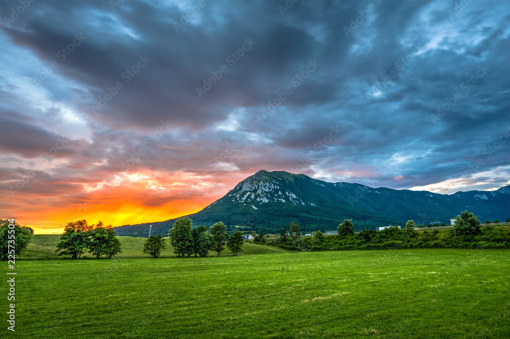 Evening in Slovenia Evening in Slovenia