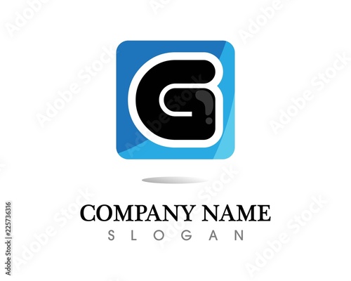 G letters logo and symbols template icons app